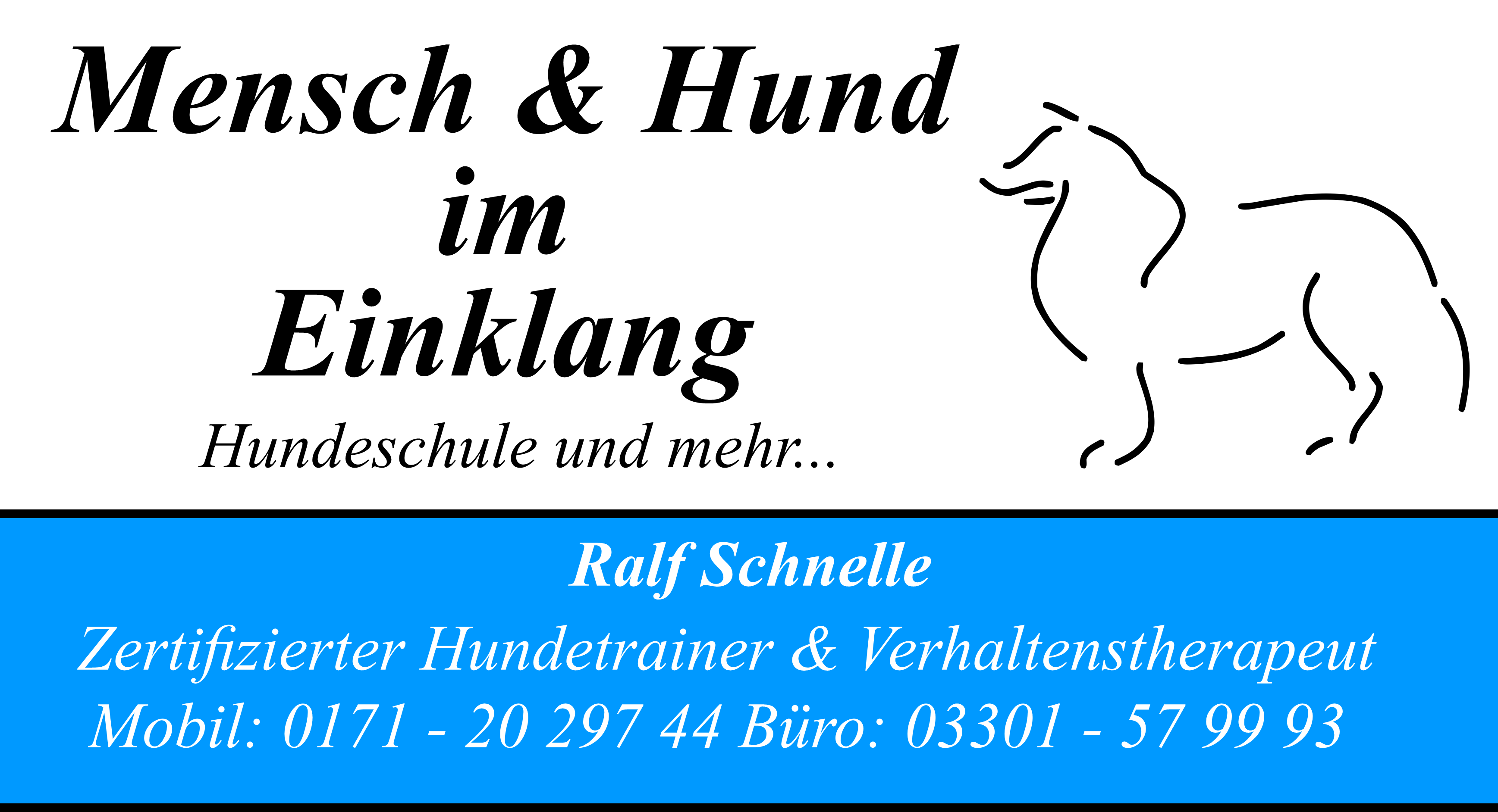 Mensch & Hund im Einklang